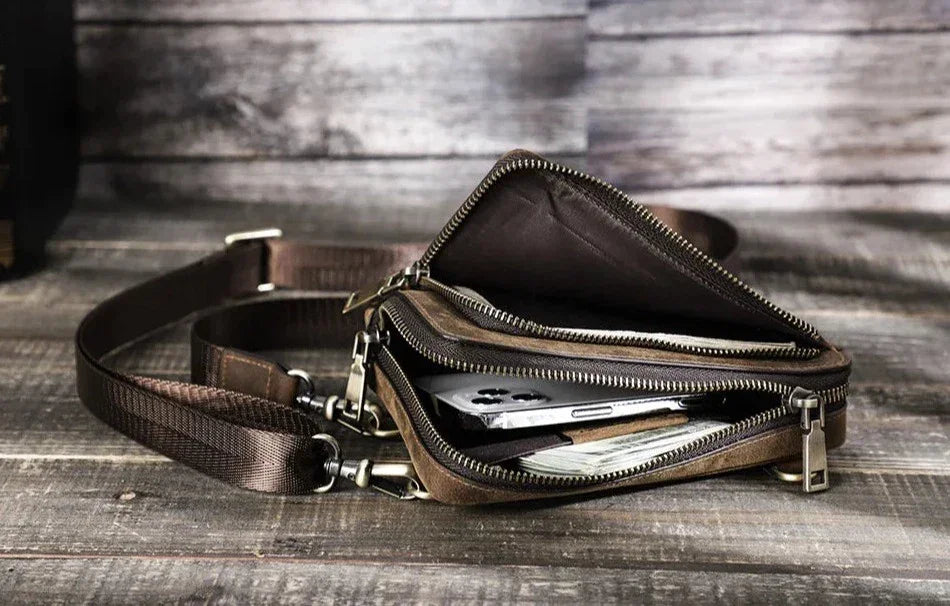 Sacoche portefeuille homme