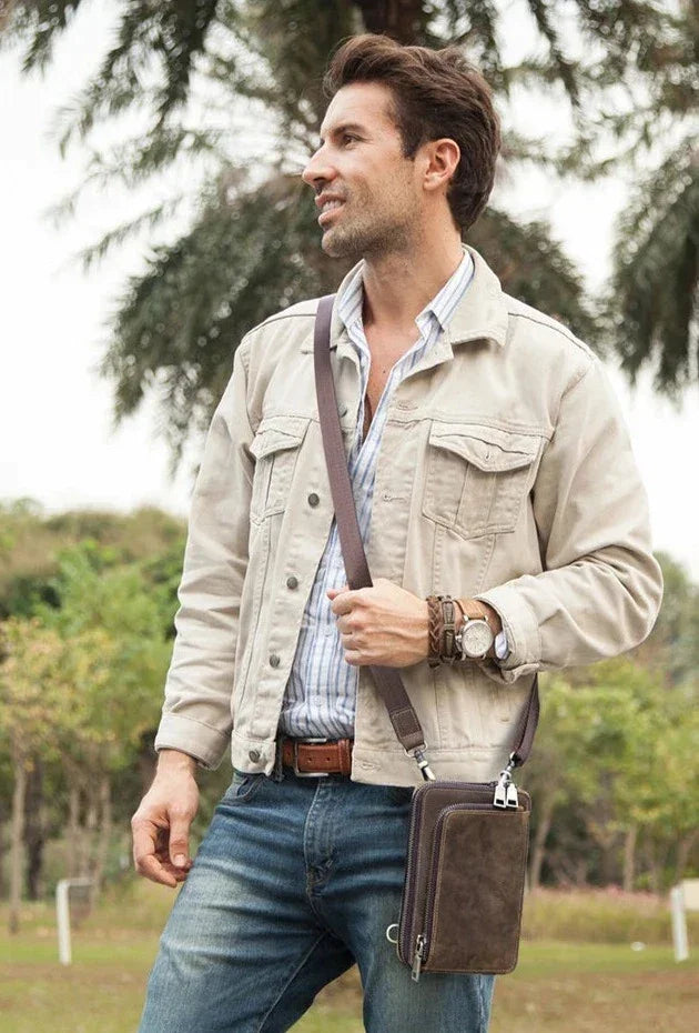 Sacoche portefeuille homme