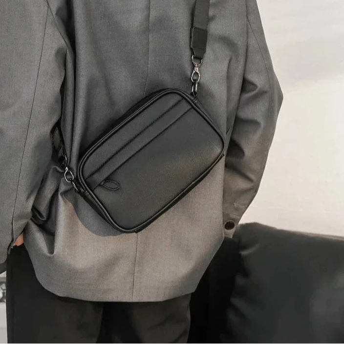 Sacoche rectangulaire homme