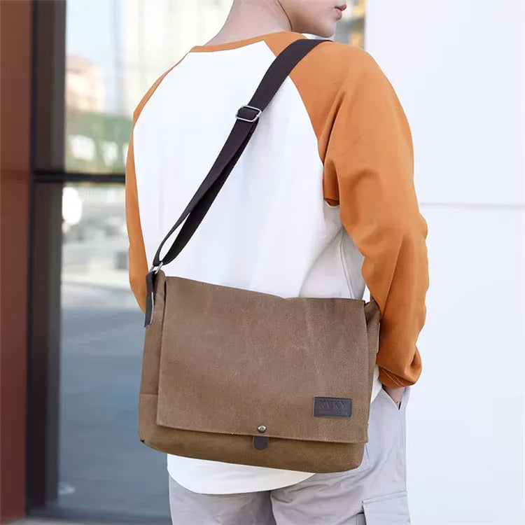 Sacoche toile homme