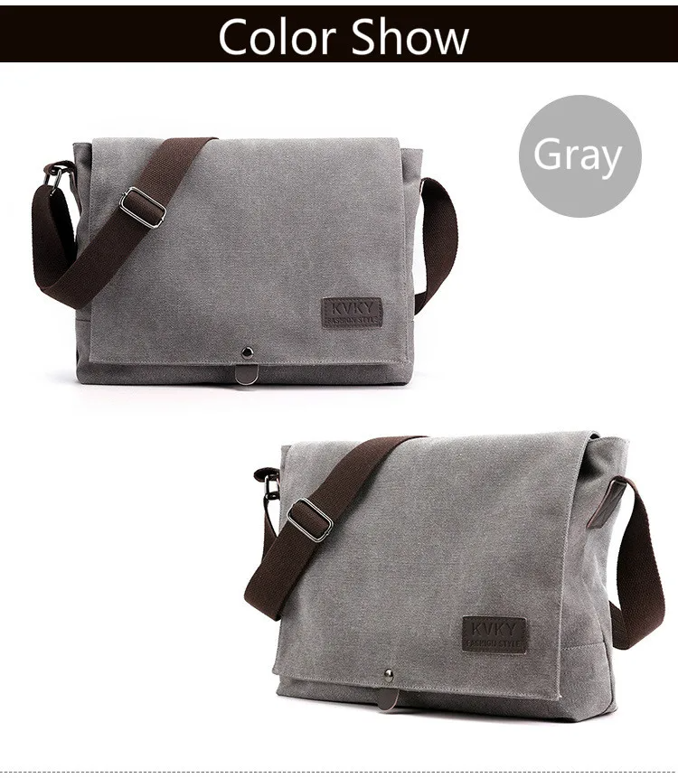Sacoche toile homme