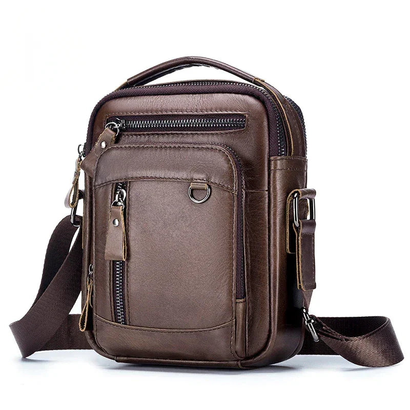 Gusti Sacoche Cuir Homme Wolfgang L. - Sacoche Selle Vélo Cuir Véritable Vintage Outils Trousse