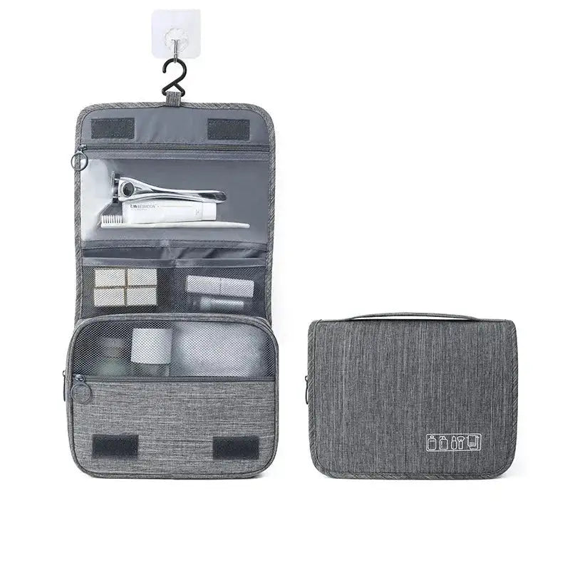 Trousse de Toilette Homme Voyage Gris