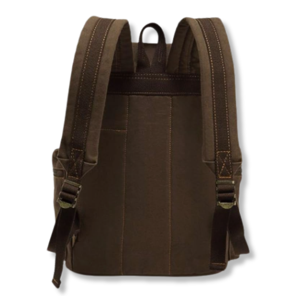 vintage sac a dos marron fonce